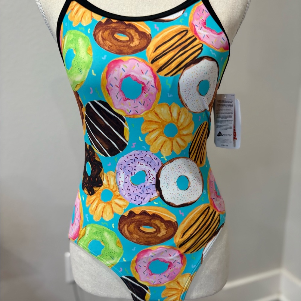 Sporti Colorful Donut Print Swimsuit